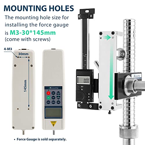 500N/112Lbf Digital Push Pull Force Gauge with Lever Test Stand