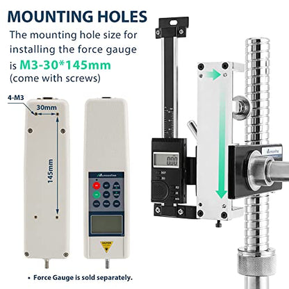 500N/112Lbf Digital Push Pull Force Gauge with Lever Test Stand