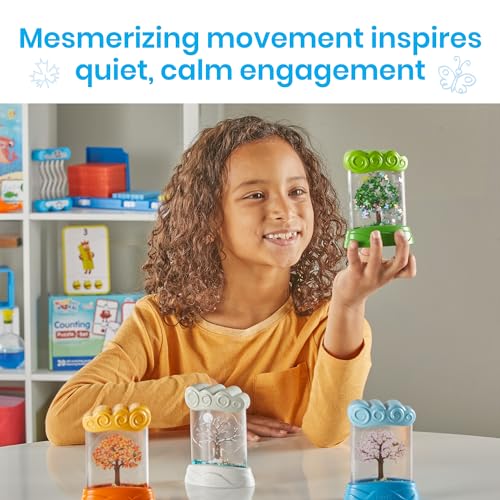 hand2mind Changing Seasons Sensory Tubes, Science Toys, Ages 3+