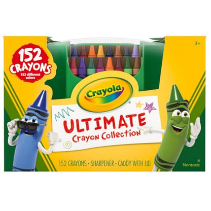 Crayola Ultimate Crayon Box Collection 152ct, Bulk School Supplies for Kids - size: 152 Count (Pack of 1), style: Ultimate Crayon Collection