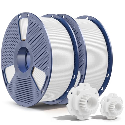 SUNLU PETG Filament 1.75mm,2kg,White+White - color: 2000g White+white, size: 2kg
