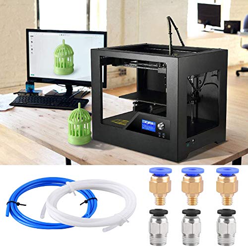 SIQUK 4 Pcs Teflon Tube PTFE Tubing(1 Meter) for 3D Printer 1.75mm Filament