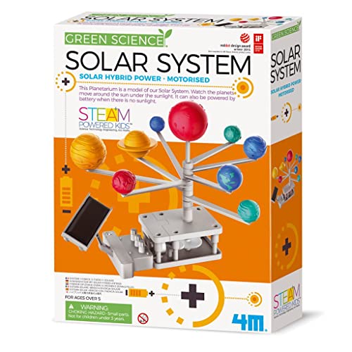 4M Green Science Solar System - Motorized Rotating Planetarium Model Kit
