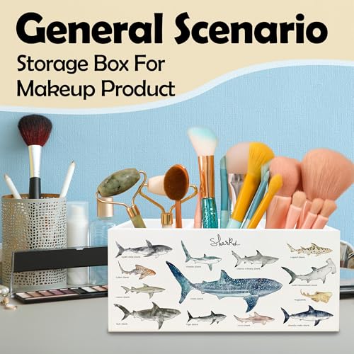 Shark Pen Pencil Holder Classroom Desk Decor, Whale Shark Gifts - color: Shark
