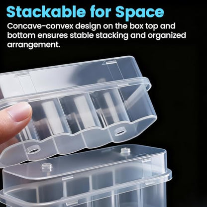 Twin-Pack 5mL Vial Organizer - 2x10 Slots Stackable for Fridge - color: A5