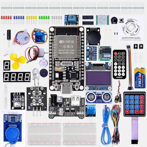 ELEGOO 400-Point Boards with ESP-32 Super Kit Bundle for STEM Projects