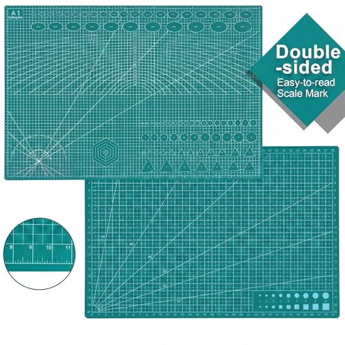 THMINS Self-Healing Sewing Mat, 12"18", Green Cutting Mat, A3 - size: 12"×18"