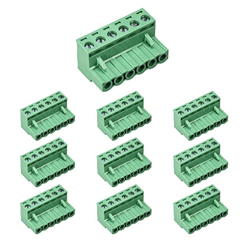 10pcs 6P 5.08mm Angle PCB Screw Terminal Block - size: 10pcs 6P 5.08mm