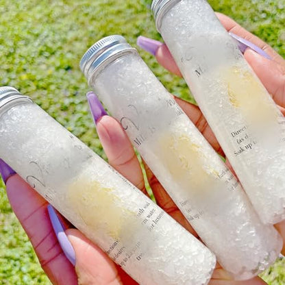 40 PCS 110ml Clear Plastic Test Tubes with Screw Caps, 140 x 32mm Flat Test Tubes, Plastic Storage Tubes for Bath Salt and Candy Storage, Science Party Favors