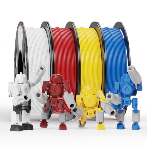 YOOPAI PLA+ Filament 1.75mm, 250g Starter Color Bundle, 4 Rolls - color: Pla Bundle-250gx4-112020002