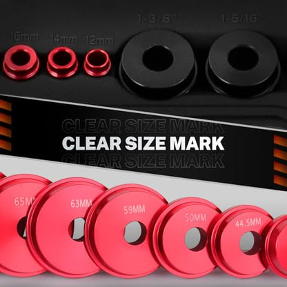 BILITOOLS Bearing Race and Seal Driver Set, 43-Piece SAE & Metric - size: 43 Piece Bearing Press Kit