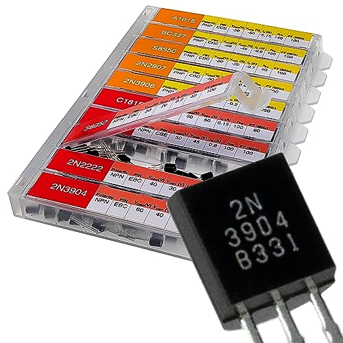 EEEEE 2N2222 2N3904 2N2907 2N3906 A1015 BC327 S8550 C1815 BC337 S8050 30 Kinds 250pcs Assorted Type TO92 Transistors PNP NPN Bipolar Power Transistor Assortment Kit with A1015 (250pcs 10 Models) - style: 250pcs 10 models
