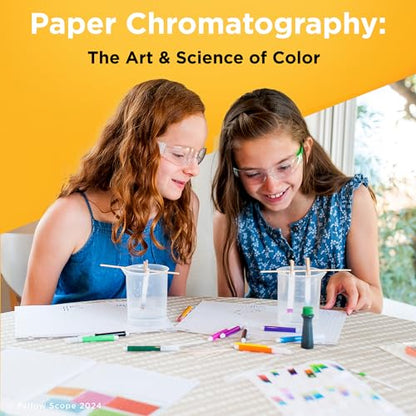 YELLOW SCOPE Paper Chromatopgraphy Science Kit for Kids, Toddler Activities, Preschool Learning Activities, STEM Kits for Girls and Boys, Educational & Fun for Ages 8 to 12 - style: Paper Chromatography Kit