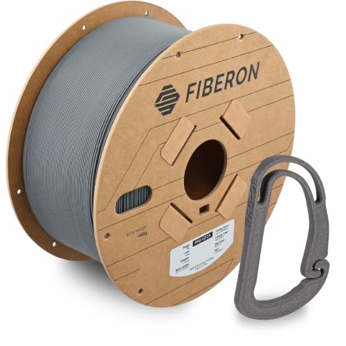Polymaker Fiberon PA6-GF25 Glass Fiber Nylon Filament 1.75mm, Grey, 3kg - color: Grey Pa6-gf25 3kg, size: NYLON