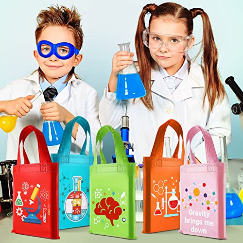 Ferraycle 24 Pcs Science Party Favor Bags, Stem Party Favor Bags, Blue - color: colorful