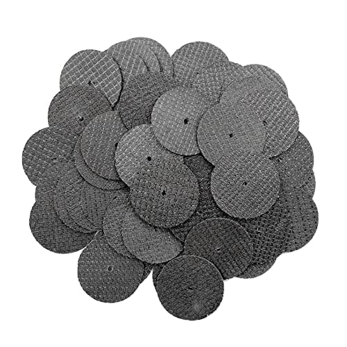 50pcs Rotary Tool Cut Off Wheels 1-1/4'' Fiberglass Reinforced Cutting Wheel Discs with 4Pcs Mandrels Rotary Tool Accessories for Cutting Metal, Wood, Stone - style: 1-1/4''