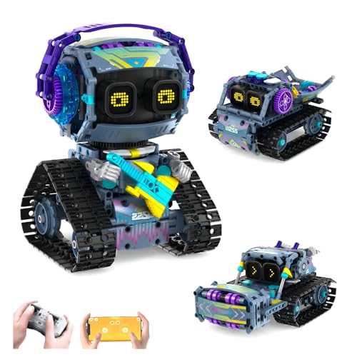 Robot Building Kit, 3-in-1 Programmable Robot Kit, 519 Pieces
