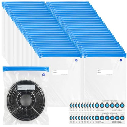70Pcs 3D Printer Filament Storage Bags 13.4 x 11.8 Inch