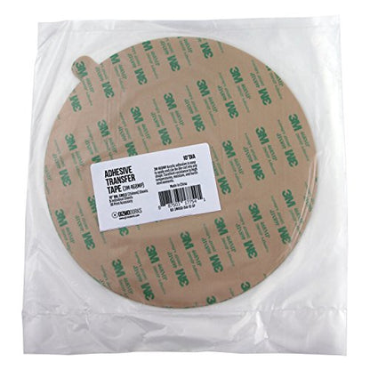 Gizmo Dorks 10" Diameter Round 468MP Adhesive Transfer Tape Sheet (5-Pack)