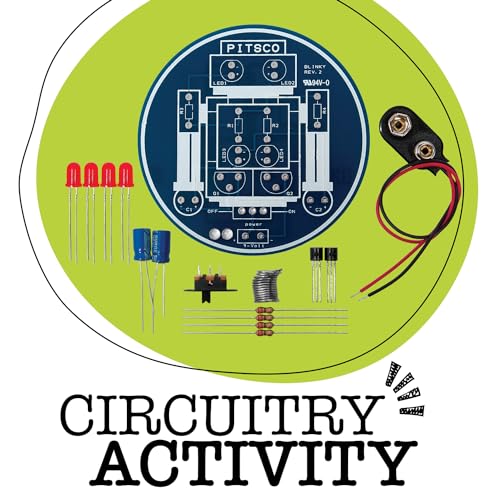 Pitsco Education Blinky Robot Soldering Kit Getting Started Classroom Package, STEM Projects for Kids Ages 13 & Up, Circuitry Kits, STEM Educational Construction Kits, Bulk Pack of 30 Kits
