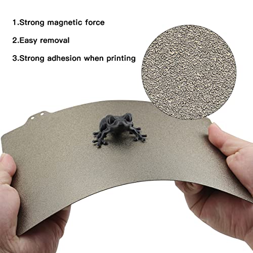 FYSETC 3D Printer QIDi X-Pro Spring Steel Bed 230 x150mm/9.0x5.9in Double Sides Textured PEI Powder Removable Build Plate for Replicatr QIDI X-Pro Creatorr Pro