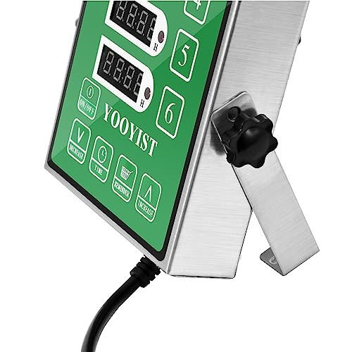 6-Channel Commercial Kitchen Timer Loud Alarm Digital Cook Timer - color: Green