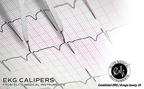 EMI Basix Nursing Medical EKG Caliper EKG-101 (Royal) - color: Royal