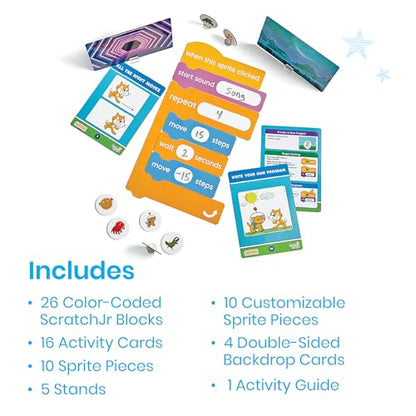 hand2mind Scratch Block-Based Coding Student Activity Set, Ages 8+ - style: Student Activity Set