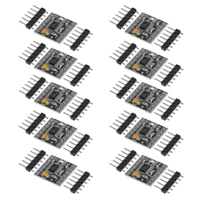 DIANN 10pcs DRV8833 Motor Drive Module 1.5A Dual H Bridge DC Gear Motor Driver Controller Board - color: 10pcs