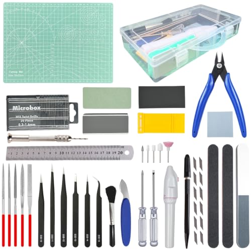Gundam Model Tool Kit, 64pcs Hobby Modeler Basic Tool Set