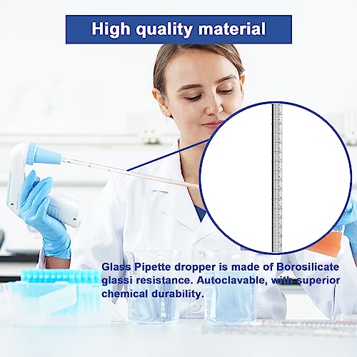 ONiLAB 25mL Glass Graduated Pipettes, 10 Pcs, ±0.2mL Tolerance - style: 25ml