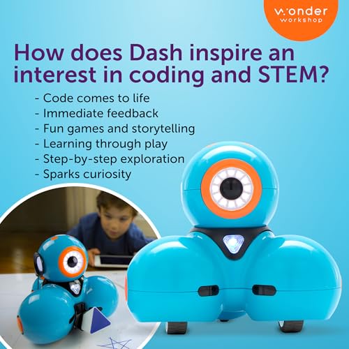 Wonder Workshop Dash Robot - Coding Robots for Kids 6 and Older - size: Dash Robot