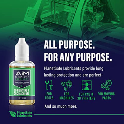 PlanetSafe Lubricants AiM 3D Printer & CNC Machine Grease, 1 oz - size: 1 oz CNC 3D Oil