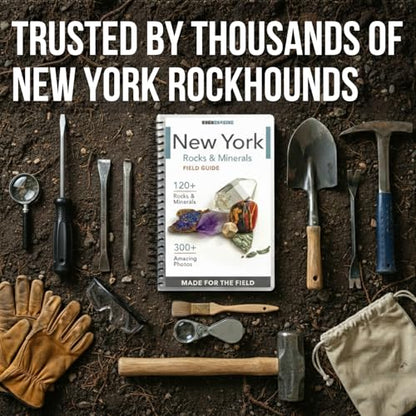 New York Rocks and Minerals Identification Field Guide | Waterproof