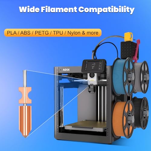 2-Pack Upgraded 0.4mm All-Metal Hotend Kit for FLASHFORGE AD5X 3D Printer
