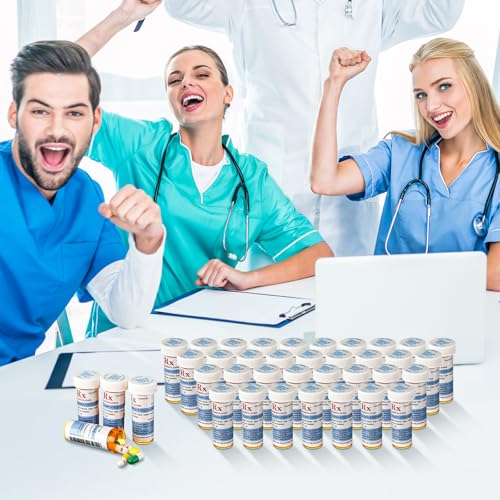 Kigeli 60 Pcs Nurse Graduation Party Favors Medication Pill Bottle Labels - style: Graduation