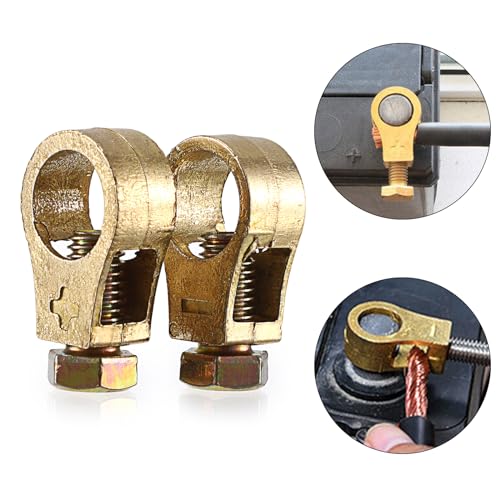 OwnMy Pure Copper Battery Connection Clips Cars Battery Terminal Connectors