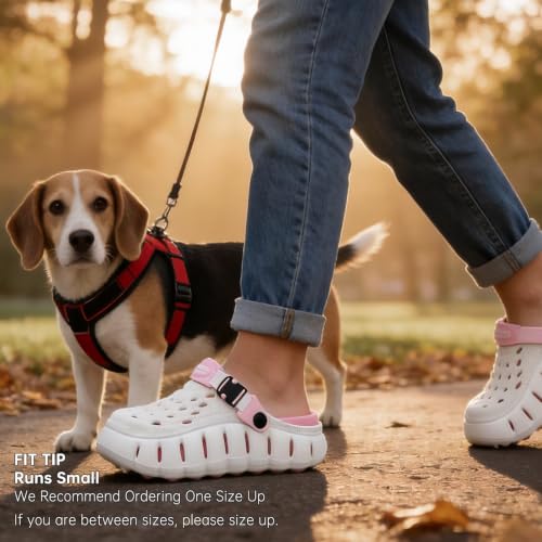 Men's Women's Cloud Clogs, EVA Thick Platform Slip On Non Slip Garden Shoes - color: Pink, size: 7-7.5 Women/5-6 Men