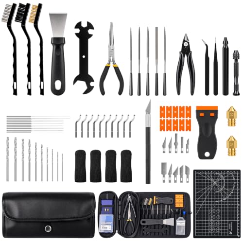73Pcs 3D Printer Tool Kit-3D Printer Accessories for Bambu Lab, Kobra, etc