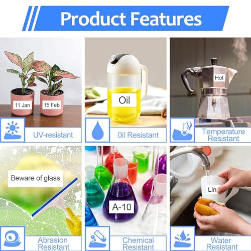 USUPERINK 10 Pack 24mm 0.94 Laminated White Tape Compatible for Brother P-Touch Label Maker Tape TZe-251 24mm Label TZe251 1 Inch TZe TZ Tapes TZ-251 TZ251 for PT-D600 D610BT P700 P750W P950NW P710BT - size: 1'' (24mm)
