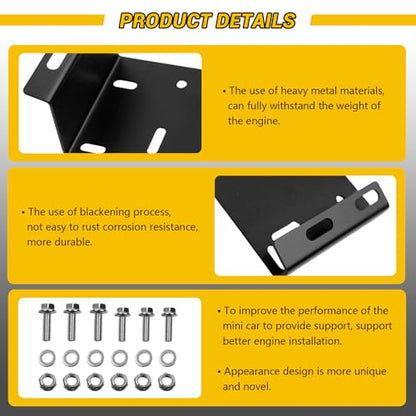 Torque Converter Mounting Adapter Plate for Predator 212cc 224cc 196 6.5hp - size: Adapter Plate Only