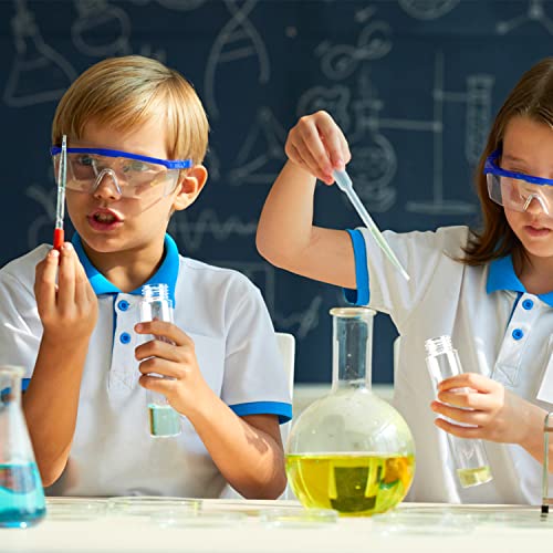 110 ml Clear Test Tube,36 Pack Clear Plastic Test Tubes Candy Tube Transparent Test Tubes with Cap,Flat Bottomed Plastic Tubes Bath Salt Container,3.7 OZ (Silver Cap)