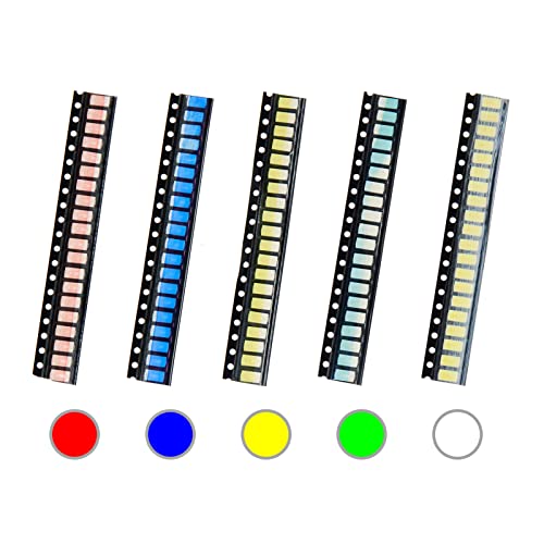 100pcs 5 Types Colors 5730 SMD LED Diode Lights Chips Kits. - style: 5730