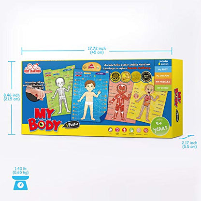 BEST LEARNING i-Poster My Body - Interactive Talking Human Anatomy Toy - style: My Body