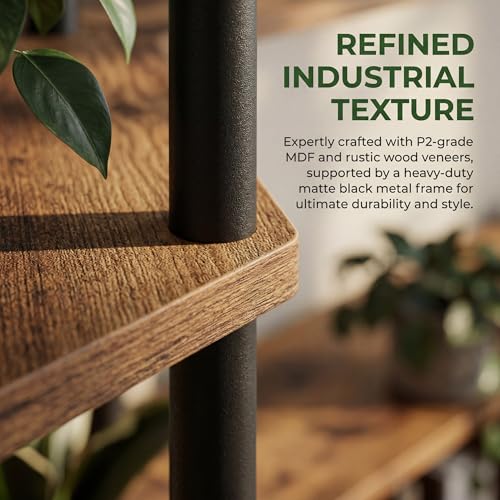 5-Tier Corner Shelf Stand Organizer for Small Space