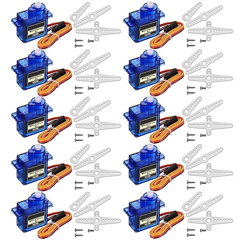 10PCS SG90 9G Mini Micro Servo Motor for Arduino RC Robot Airplane - style: 10PCS SG90