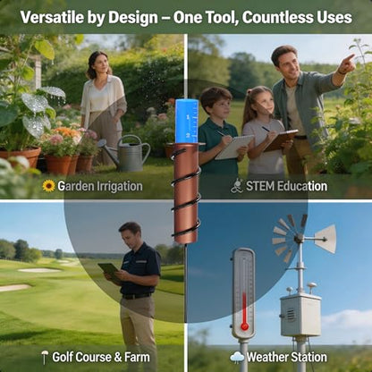 7.8 Inch Large Rain Gauge Outdoor