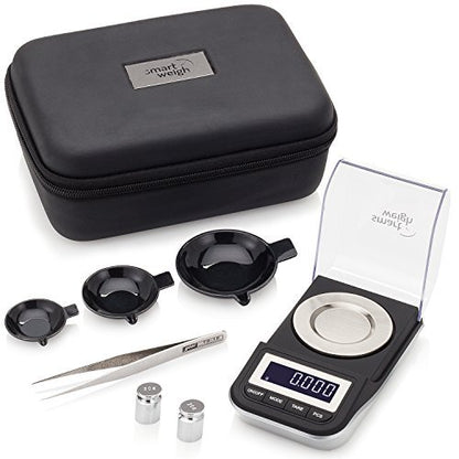 Smart Weigh Milligram Powder Scale, 50g x 0.001g, Reloading, Weed & Gold - size: GEM 50