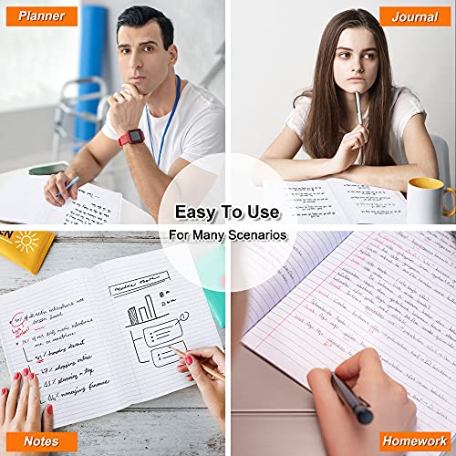 feela Composition Notebook, 8 Pack 8 Pastel Colors College Ruled Composition Books Bulk, Marble Cover Notepad Lined Cute Journal Notebooks for School Supplies Notes Taking Writing, 9.75 X 7.5 in - color: 8 Pastel College Ruled