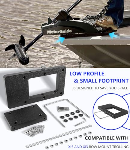 8M0120717 Xi Series Quick Release Mounting Bracket Kit Replacement for MotorGuide Trolling Motors Mounting Bracket Kit, Black